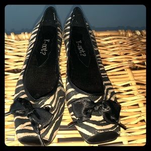Zebra print Ballerina Flats